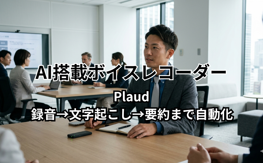 AI搭載ボイスレコーダー アイキャッチ