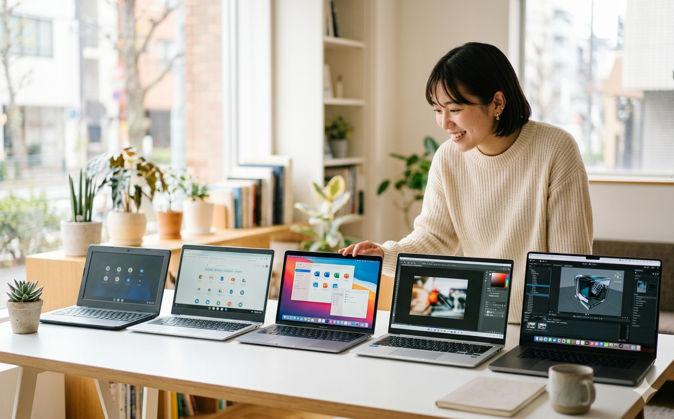 副業用ノートPCおすすめ5選【2026年最新】あなたの状況に合った1台を選ぼう