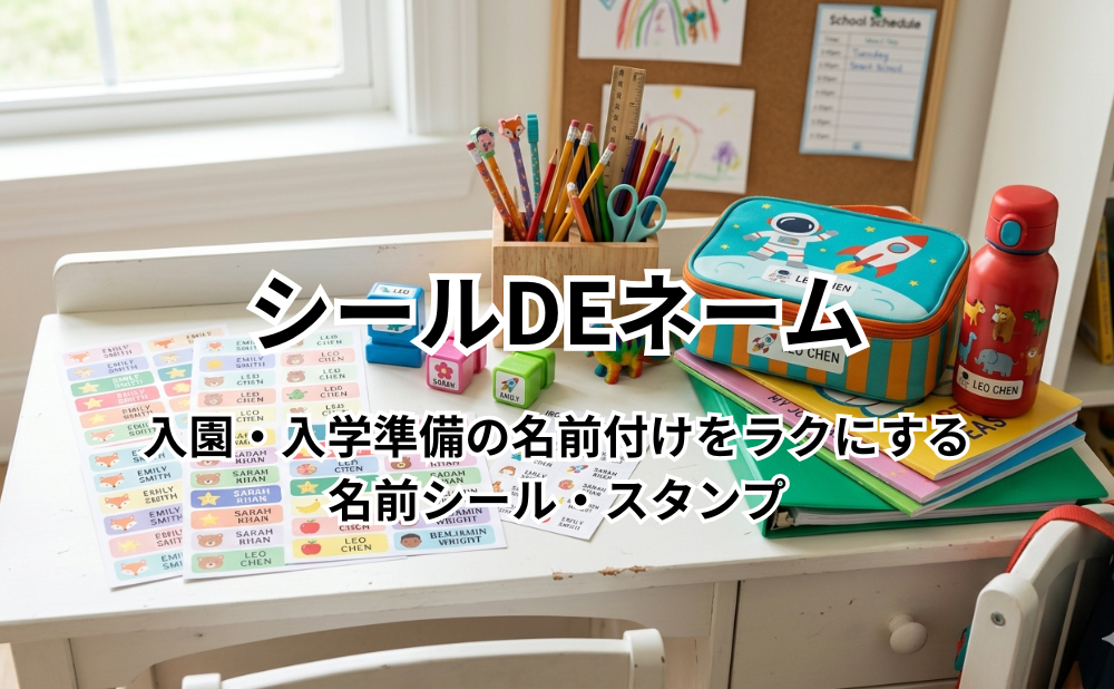 シールDEネームアイキャッチ